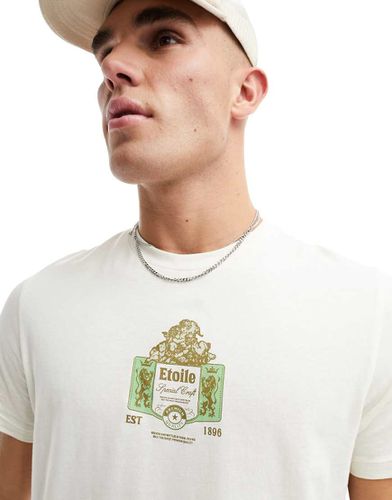 T-shirt avec imprimé sur le devant - cassé - Asos Design - Modalova