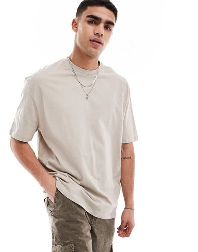 T-shirt basique oversize - Taupe - Asos Design - Modalova