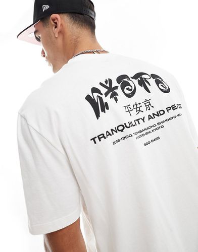 T-shirt décontracté avec imprimé rétro au dos - Asos Design - Modalova