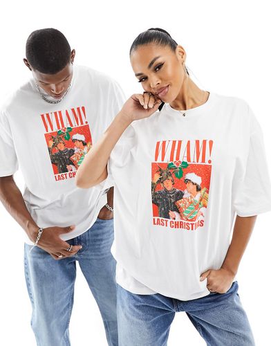 T-shirt oversize unisexe à imprimé de Noël Wham sous licence - Asos Design - Modalova