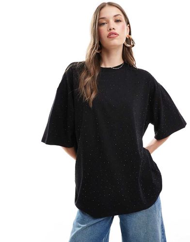 T-shirt oversize à clous - délavé - Asos Design - Modalova