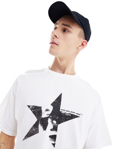 T-shirt oversize avec imprimé étoile à l'avant - Asos Design - Modalova