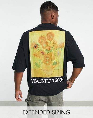 T-shirt oversize avec imprimé Les Tournesols de Van Gogh - Asos Design - Modalova