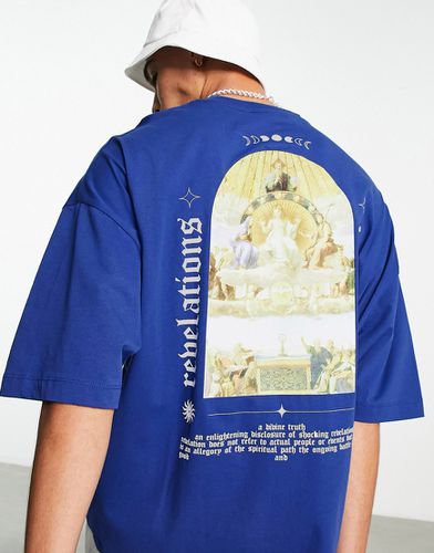 T-shirt oversize avec imprimé Renaissance à l'avant et au dos - Asos Design - Modalova