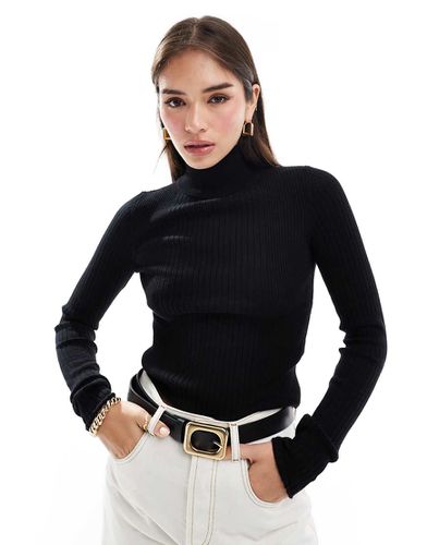 Top col roulé en maille côtelée - Asos Design - Modalova