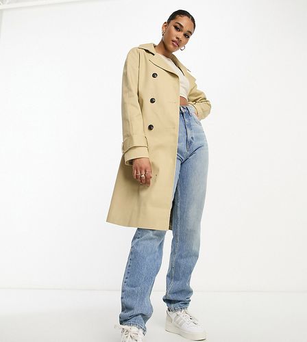 ASOS DESIGN Tall - Trench-coat mi-long - Taupe - Asos Tall - Modalova