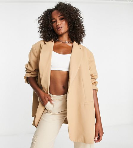 ASOS DESIGN Tall - Blazer fluide oversize coupe grand-père - Beige - Asos Tall - Modalova