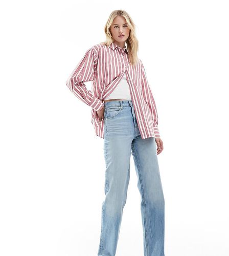 ASOS DESIGN Tall - Jean droit stretch confortable - clair - Asos Tall - Modalova