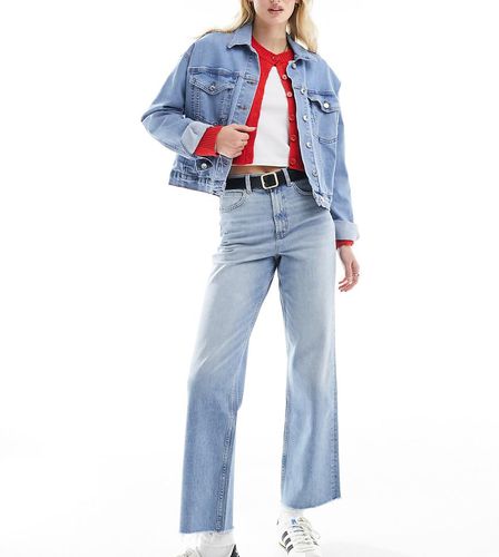 ASOS DESIGN Tall - Jean droit stretch confortable et court - teinté - Asos Tall - Modalova