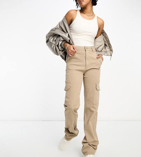 ASOS DESIGN Tall - Pantalon cargo ajusté à poches - Sable - Asos Tall - Modalova