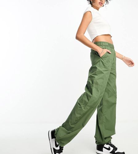 ASOS DESIGN Tall - Pantalon cargo épuré à enfiler - Kaki - Asos Tall - Modalova