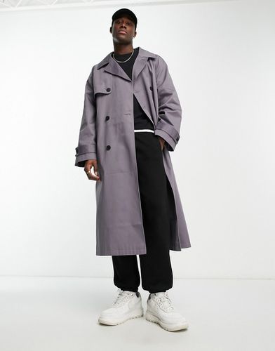 Trench-coat oversize - ardoise - Asos Design - Modalova