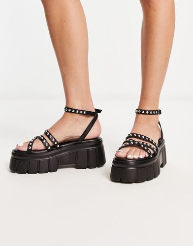 Tyson - Sandales chunky à semelle plateforme et clous - Asos Design - Modalova