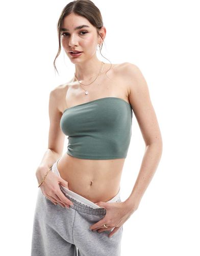 Ultimate - Crop top bandeau - olive - Asos Design - Modalova