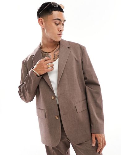 Veste de costume décontractée - Marron - Asos Design - Modalova