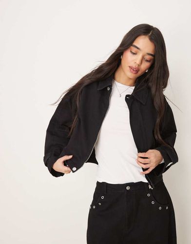 Veste en jean à taille réglable - brut - Asos Design - Modalova