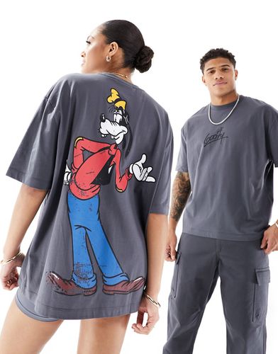 X Disney - T-shirt unisexe oversize à imprimé graphique Dingo - Asos Design - Modalova