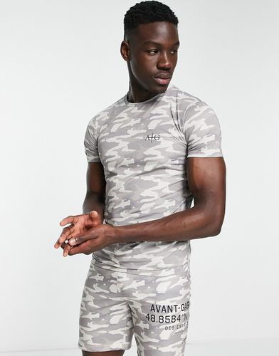 Grid - T-shirt d'ensemble camouflage - Écru - Avant Garde - Modalova