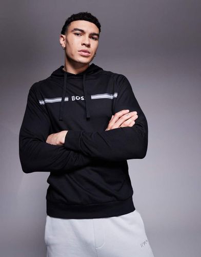 Authentic - Sweat  capuche classique avec bande raye  logo - Boss Bodywear - Modalova