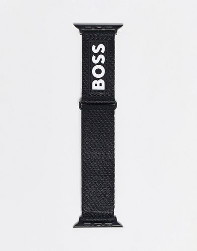 Bracelet de montre Apple Watch avec logo en silicone - Boss - Modalova