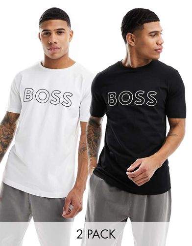 BOSS - Green - Lot de 2 t-shirts - Noir/ - Boss Green - Modalova