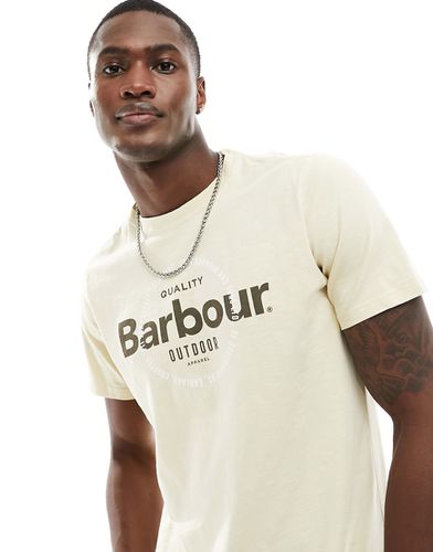 T-shirt à logo - Crème - Barbour - Modalova