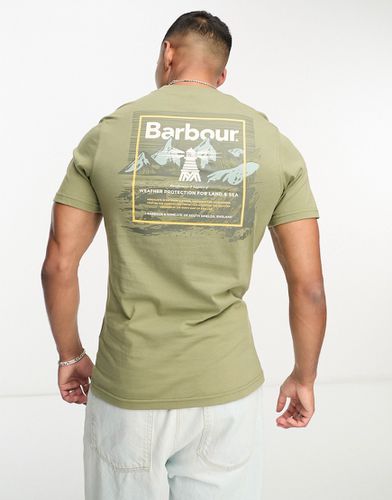 Horizon - T-shirt ajusté - Kaki - Barbour Beacon - Modalova