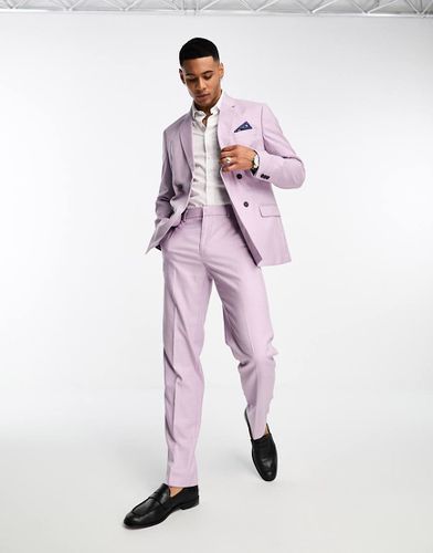 Pantalon de costume coupe slim - Lilas - Ben Sherman - Modalova