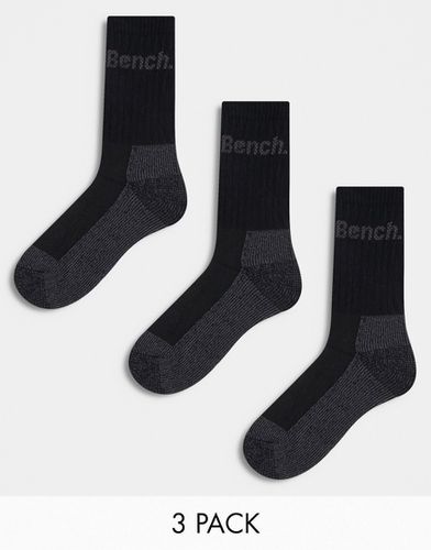 Zavala - Lot de 3 paires de chaussettes montantes - chiné - Bench - Modalova