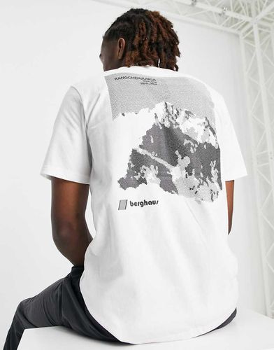 Kanchenjunga Static - T-shirt à imprimé montagne dans le dos - Berghaus - Modalova