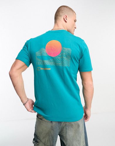 Snowdon - T-shirt avec imprimé soleil au dos - sarcelle - Berghaus - Modalova