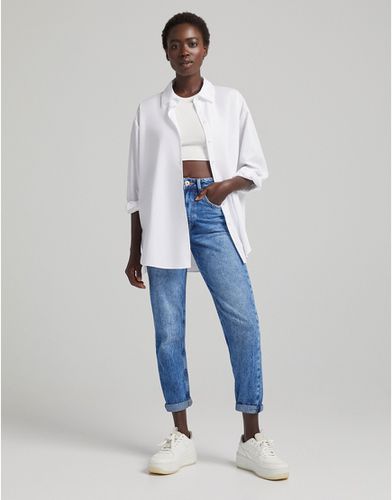 Bershka jean mom taille haute sale