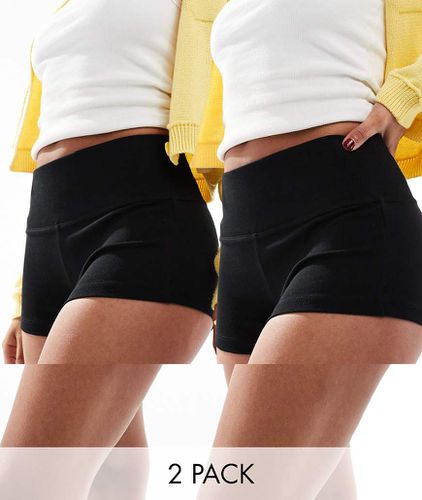 Lot de 2 shorts courts - Bershka - Modalova