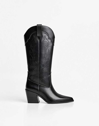 Santiags brodes  talons - Bershka - Modalova