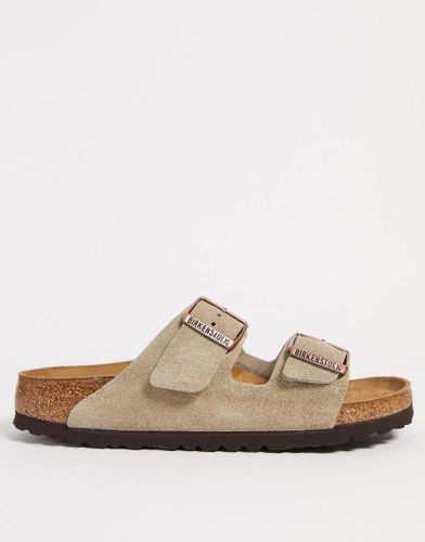 Arizona - Sandales plates en daim - Taupe - Birkenstock - Modalova