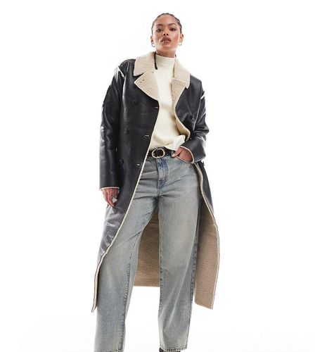 Tall - Imperméable long en shearling synthétique - Brave Soul - Modalova