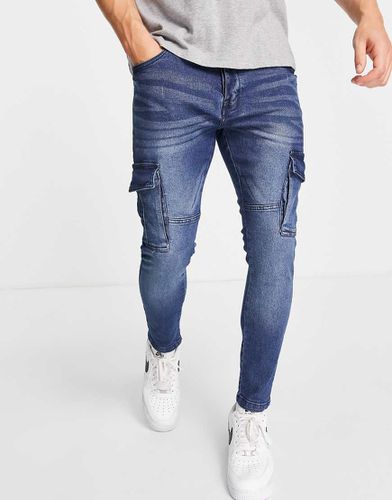 Jean cargo skinny - moyen - Brave Soul - Modalova