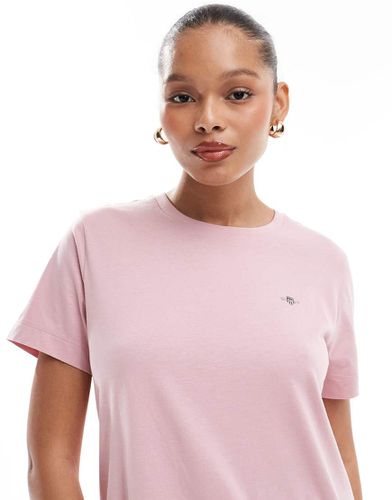 GANT - T-shirt à logo - Rose - Gant - Modalova