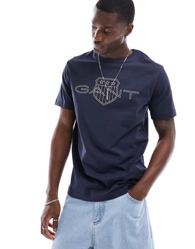 T-shirt avec grand logo bouclier - Gant - Modalova