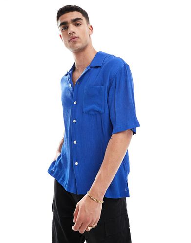 Chemise décontractée en tissu texturé avec manches courtes et col - moyen - Gant - Modalova