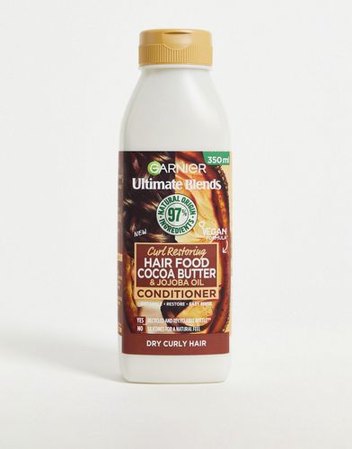 Ultimate Blends - Après-shampoing au beurre de cacao pour cheveux bouclés secs - 350 ml - Garnier - Modalova