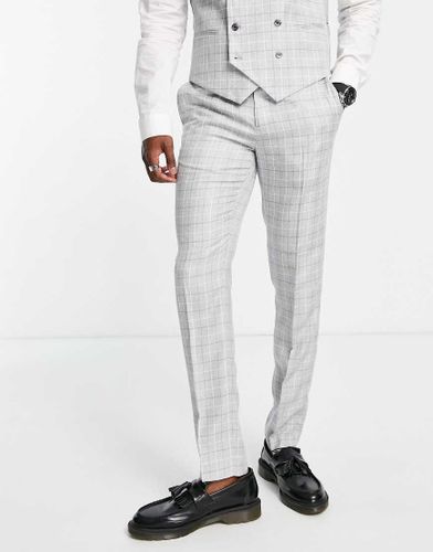 Pantalon de costume slim à carreaux - Gianni Feraud - Modalova