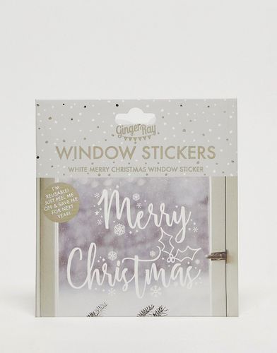 Sticker autocollant pour fenêtre à inscription Merry Christmas » - Ginger Ray - Modalova