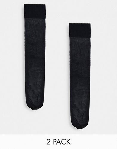 Lot de 2 paires de chaussettes transparentes hauteur genou - Gipsy - Modalova