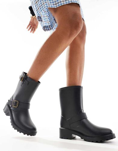 Bottes de pluie style motard - Glamorous - Modalova