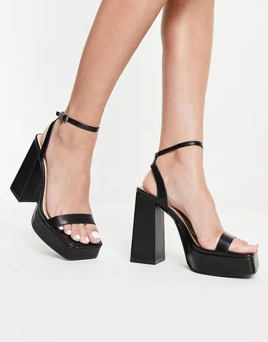 Sandales à talon et semelle plateforme - Noir - Glamorous - Modalova