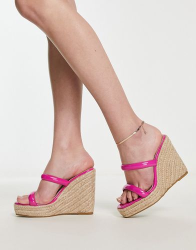 Sandales compensées à talon façon espadrille - Glamorous - Modalova
