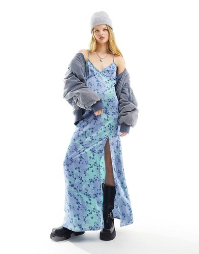 Robe longue style années 90 à fines bretelles - fleuri - Daisy Street - Modalova