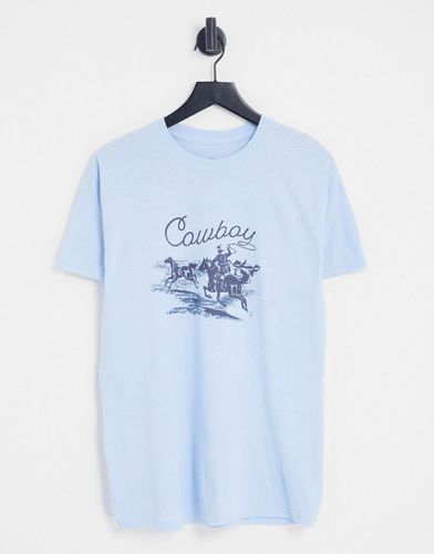 T-shirt à imprimé cowboy rétro graphique - pastel - Daisy Street - Modalova