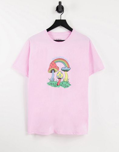 T-shirt décontracté a avec imprimé arc-en-ciel fantaisie - Daisy Street - Modalova
